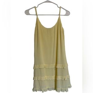 Jun & Ivy Casual Yellow Dress | medium